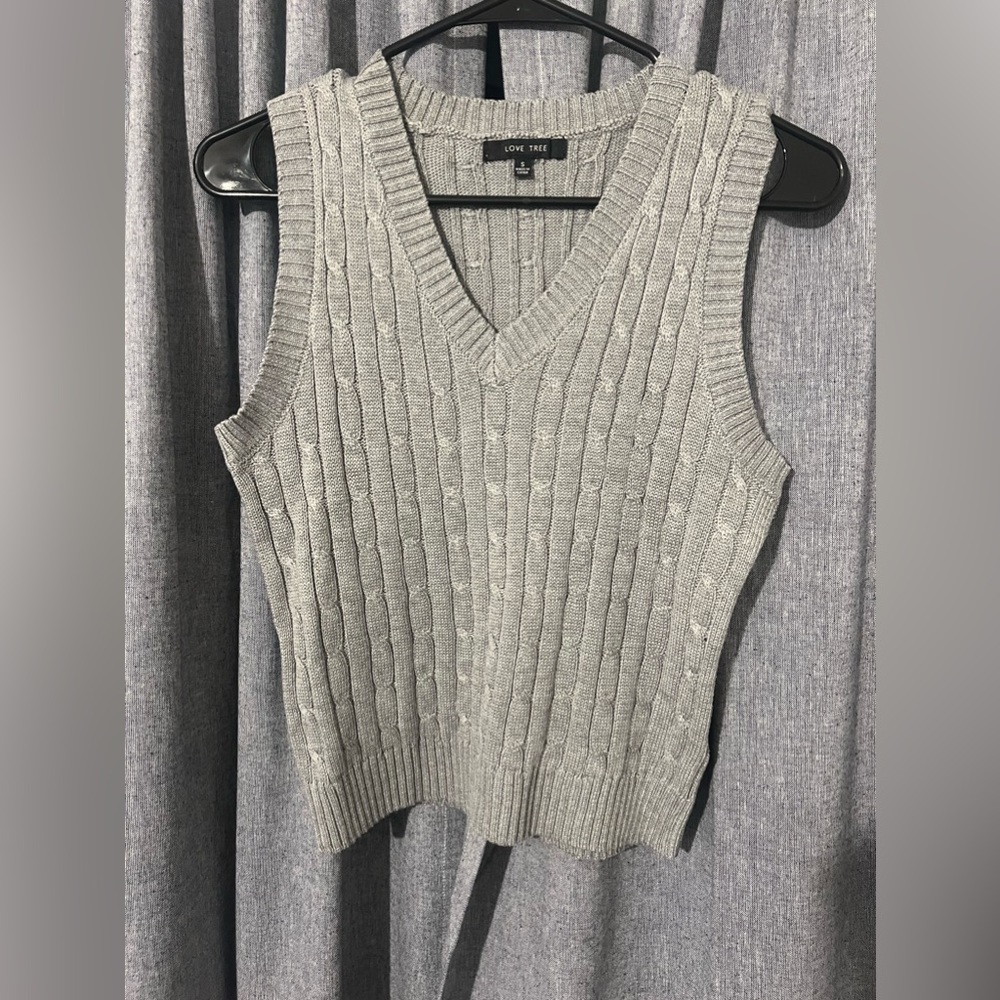 Grey Sweater Vest